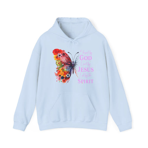 Colorful Butterfly Inspirational Hoodie | Jesus and Spirit Sweatshirt
