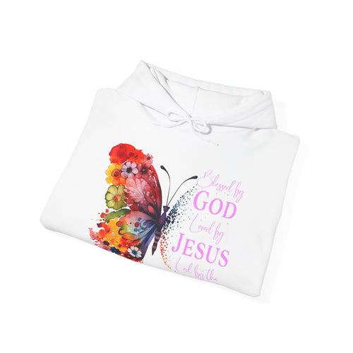 Colorful Butterfly Inspirational Hoodie | Jesus and Spirit Sweatshirt
