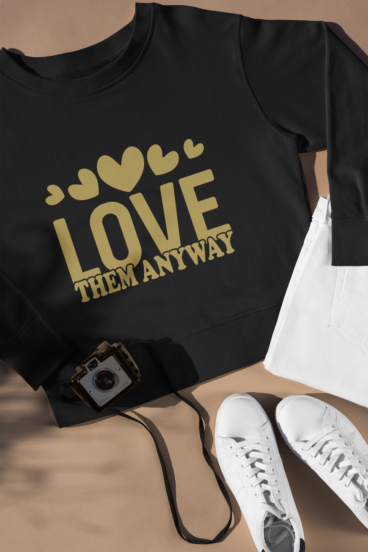 Love Them Anyway Crewneck Sweatshirt
